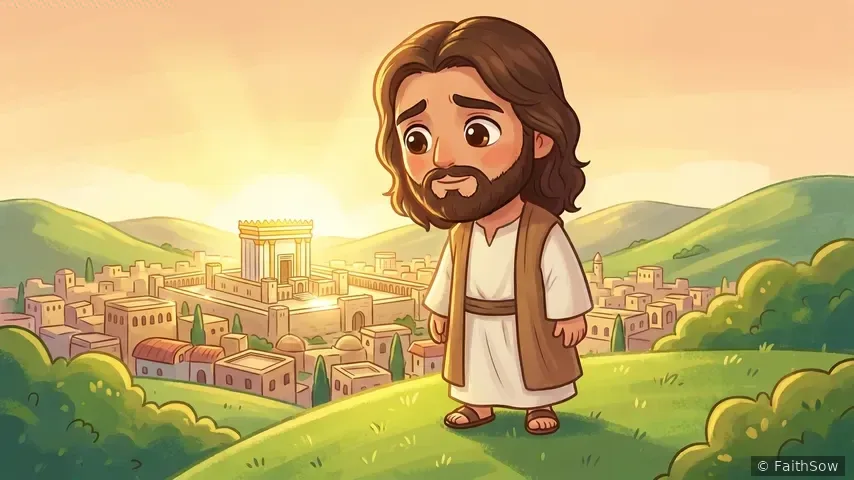 Jesus Weeps Over Jerusalem