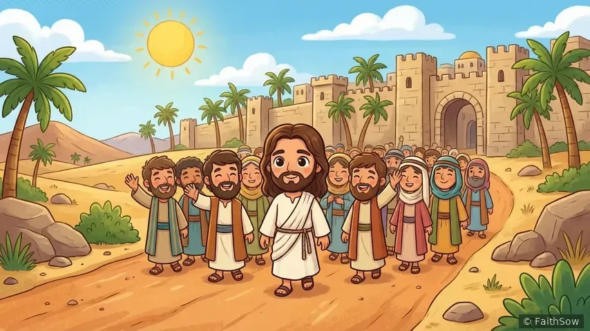 The Miracle on the Road from Jericho