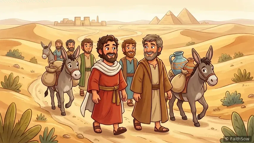 Joseph's brothers came to Egypt