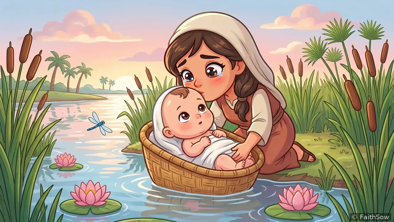 The boy in the basket