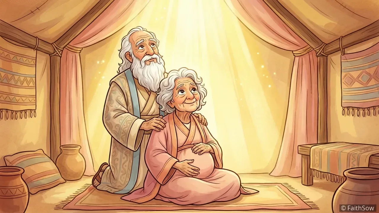The birth of Isaac and the departure of Ishmael