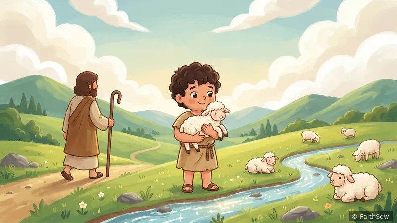 The Good Shepherd and the Little Lamb