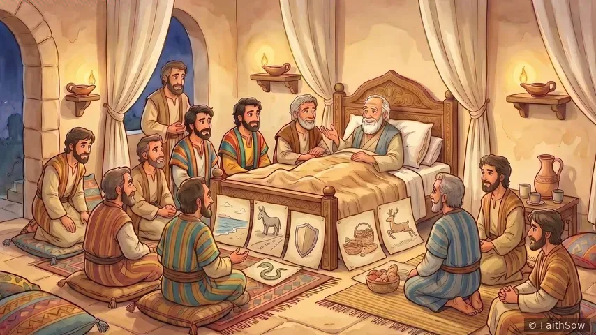 Jacob's Prophetic Blessings on His Twelve Sons