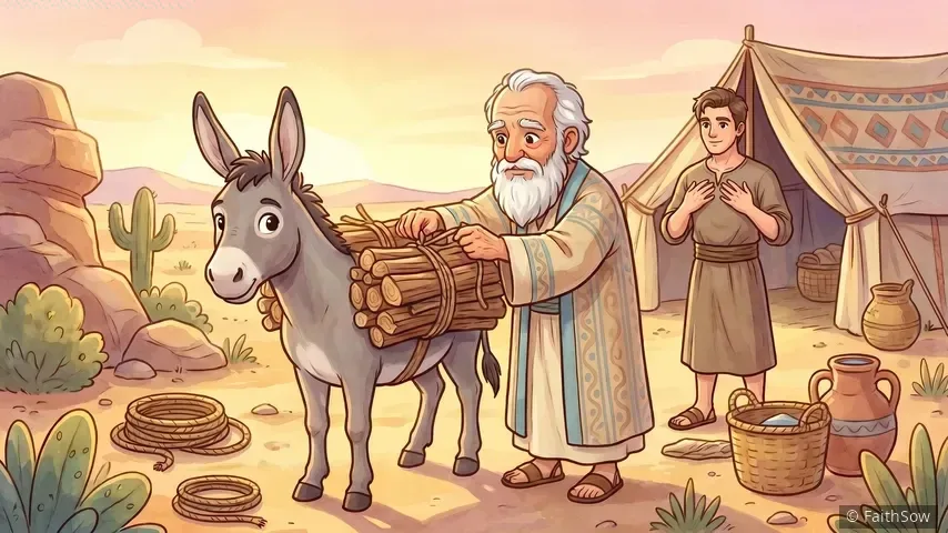 Abraham Offers Isaac