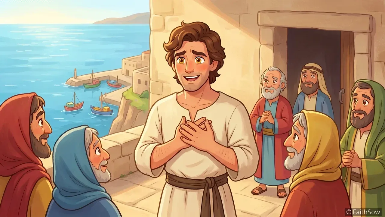 Paul Bids Farewell to Ephesus