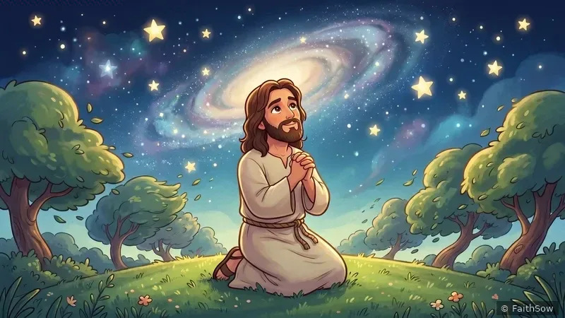 Jesus Teaches the Lord's Prayer