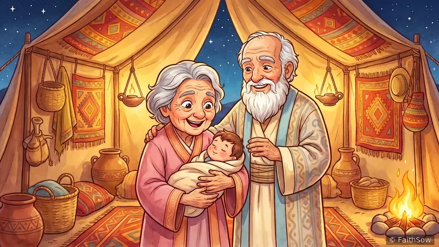 The birth of Isaac and the departure of Ishmael
