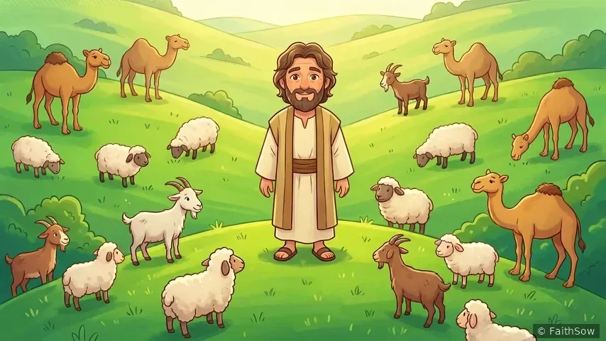 Isaac was blessed at Gerar