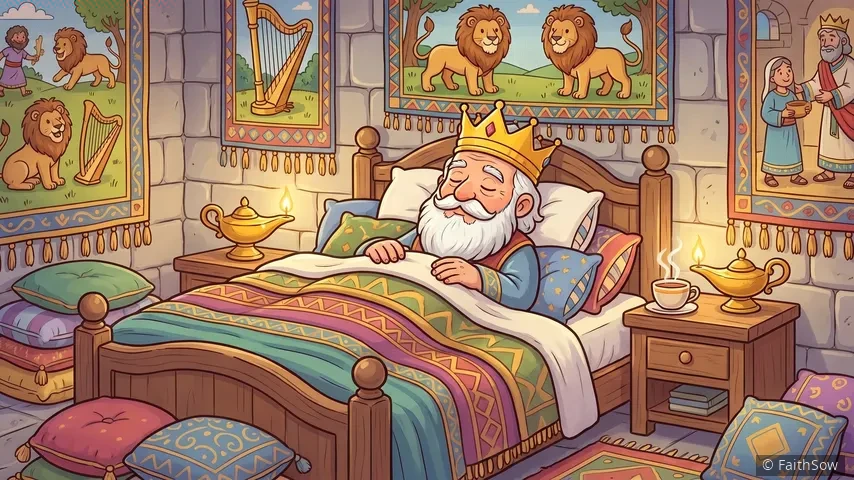 Old King David and Solomon's Coronation
