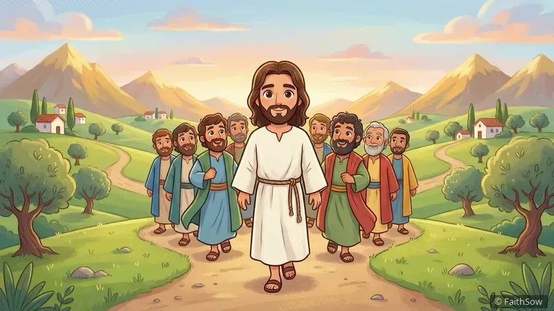 Jesus Teaches About Family and Blesses Children