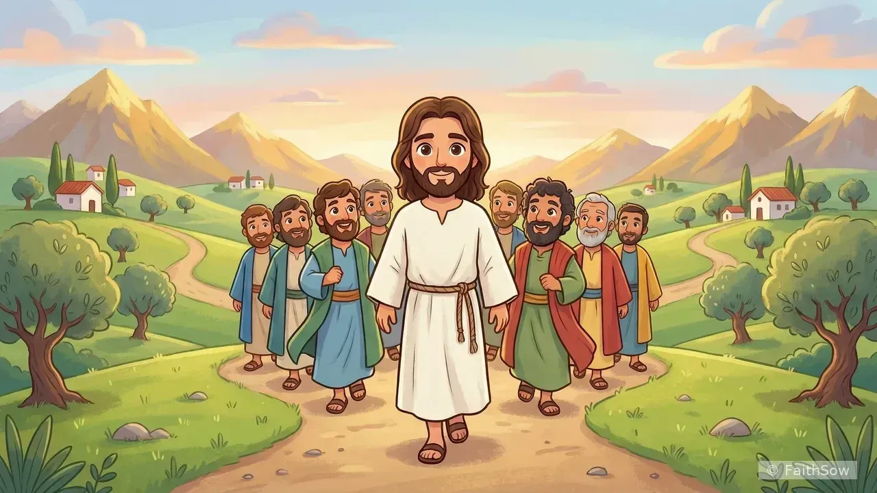 Jesus Teaches About Family and Blesses Children